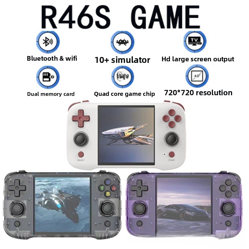 Retro Handheld Console - Console de jeu Portable rétro R46S,
