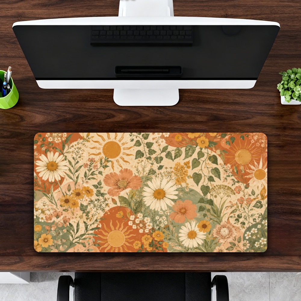 Retro Gaming Xl - Tapis de bureau rétro à motif