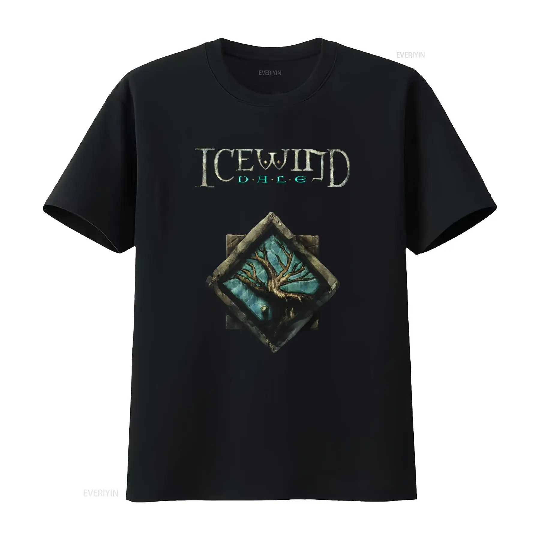 Retro Gaming T Shirt - Icewind Dale Logo Jeu vidéo classique