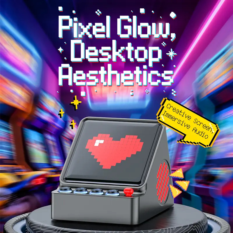 Retro Gaming Corps - Boîtier audio d'affichage LED programmable pour
