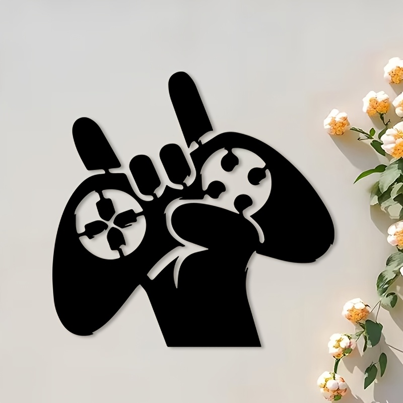 Retro Gaming Decor - Décoration Murale Rétro en Métal :