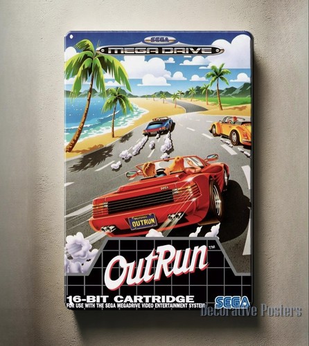 Retro Gaming Pictures - Affiche métallique de jeu vidéo rétro