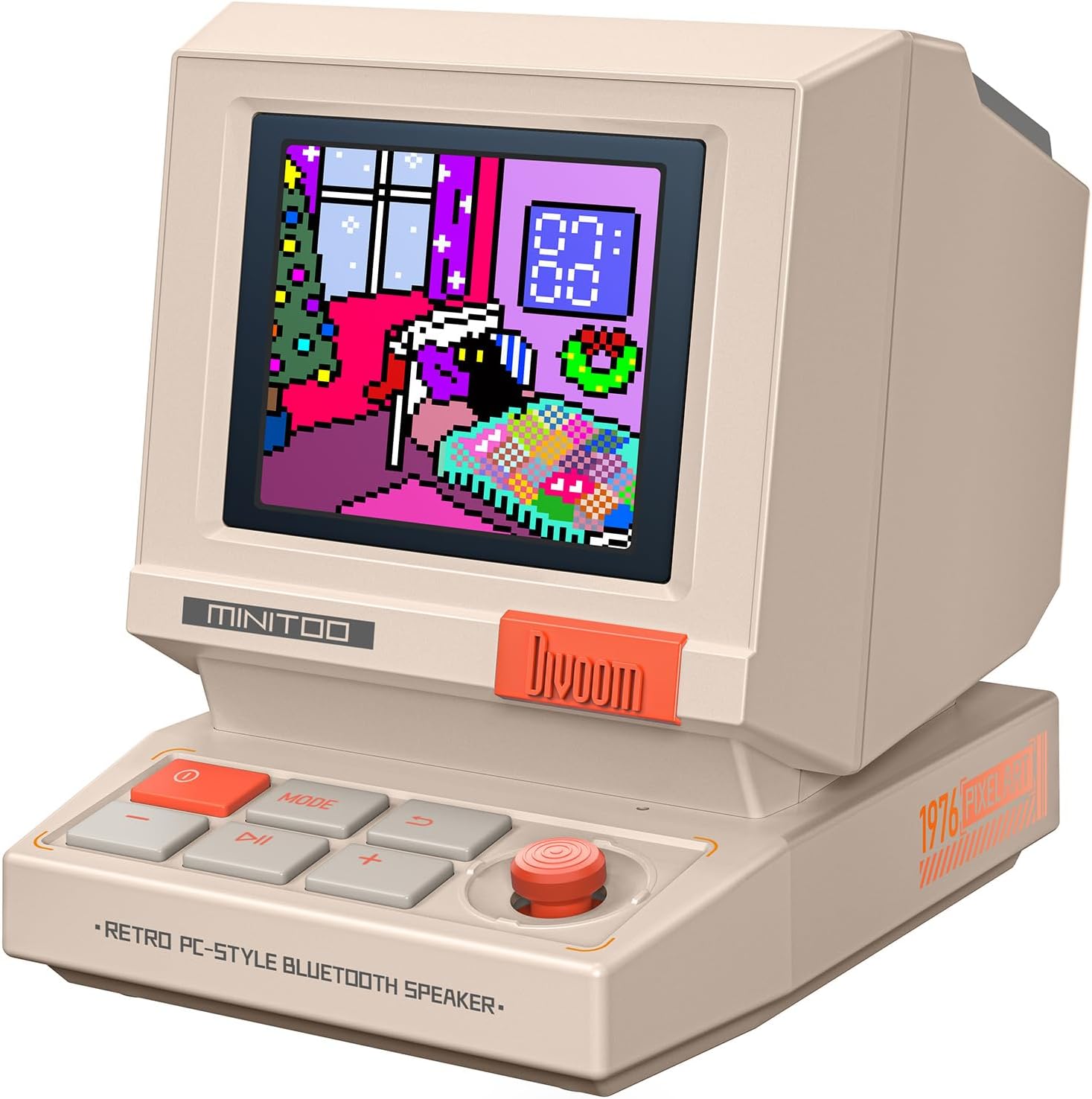 Retro Gaming Desk Setup - Mini-enceinte rétro style PC avec écran