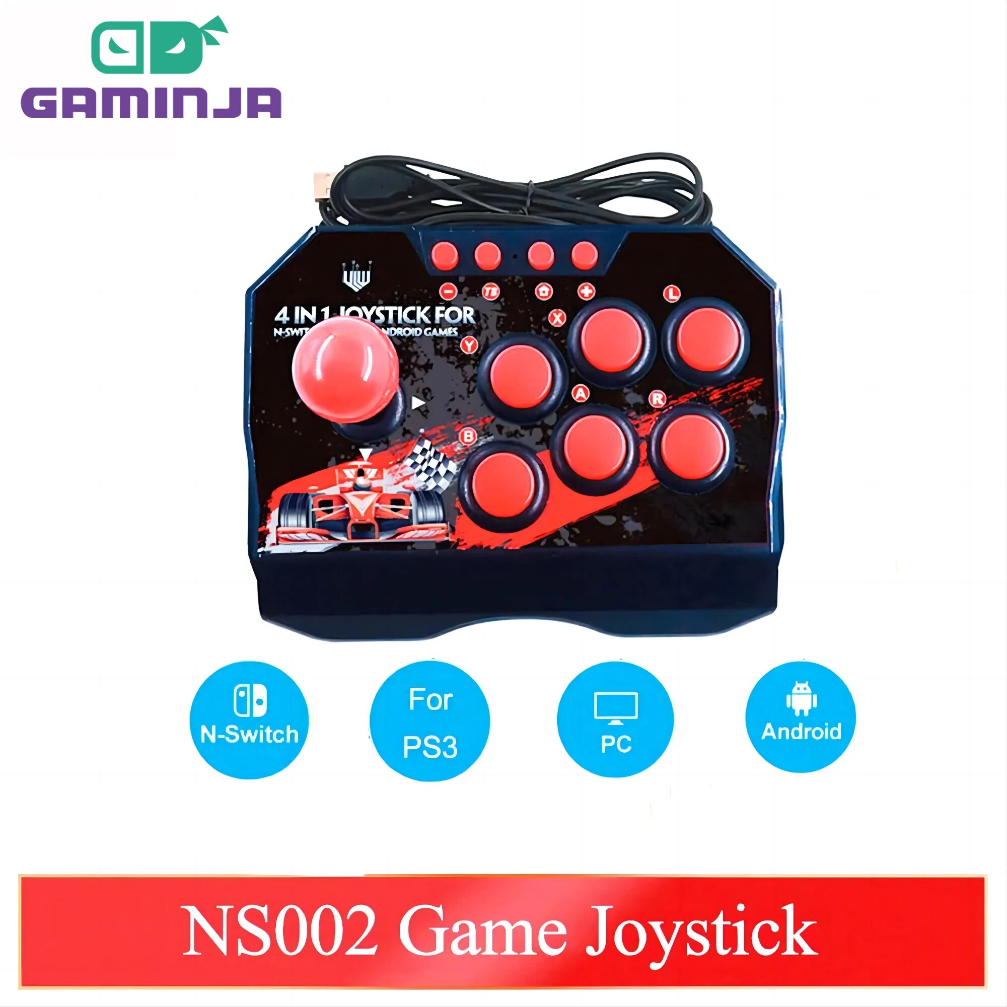 Retro Gaming App - GAMINJA NS002 4 En 1 Rétro