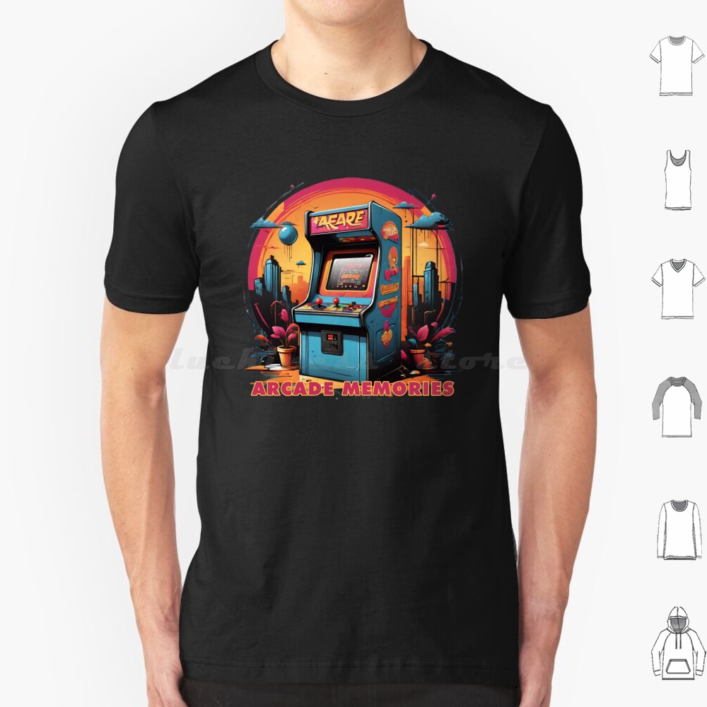 Retro Gaming T Shirt - Arcade souvenirs-Arcade t-shirt coton hommes femmes