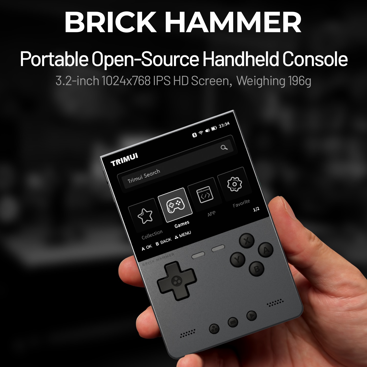 Retro Gaming Linux - TRIMUI brique marteau rétro Console de