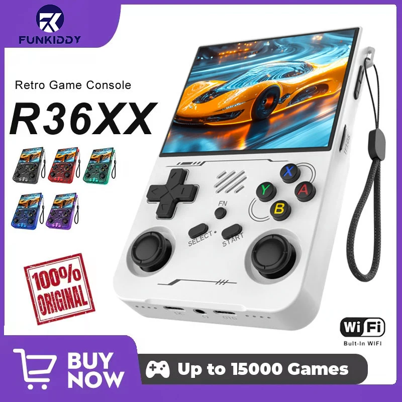Retro Gaming Linux - Console de jeu FUNKIDDY R36XX ARKOS