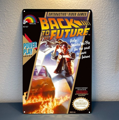 Retro Gaming Pictures - Poster métallique rétro de jeu vidéo