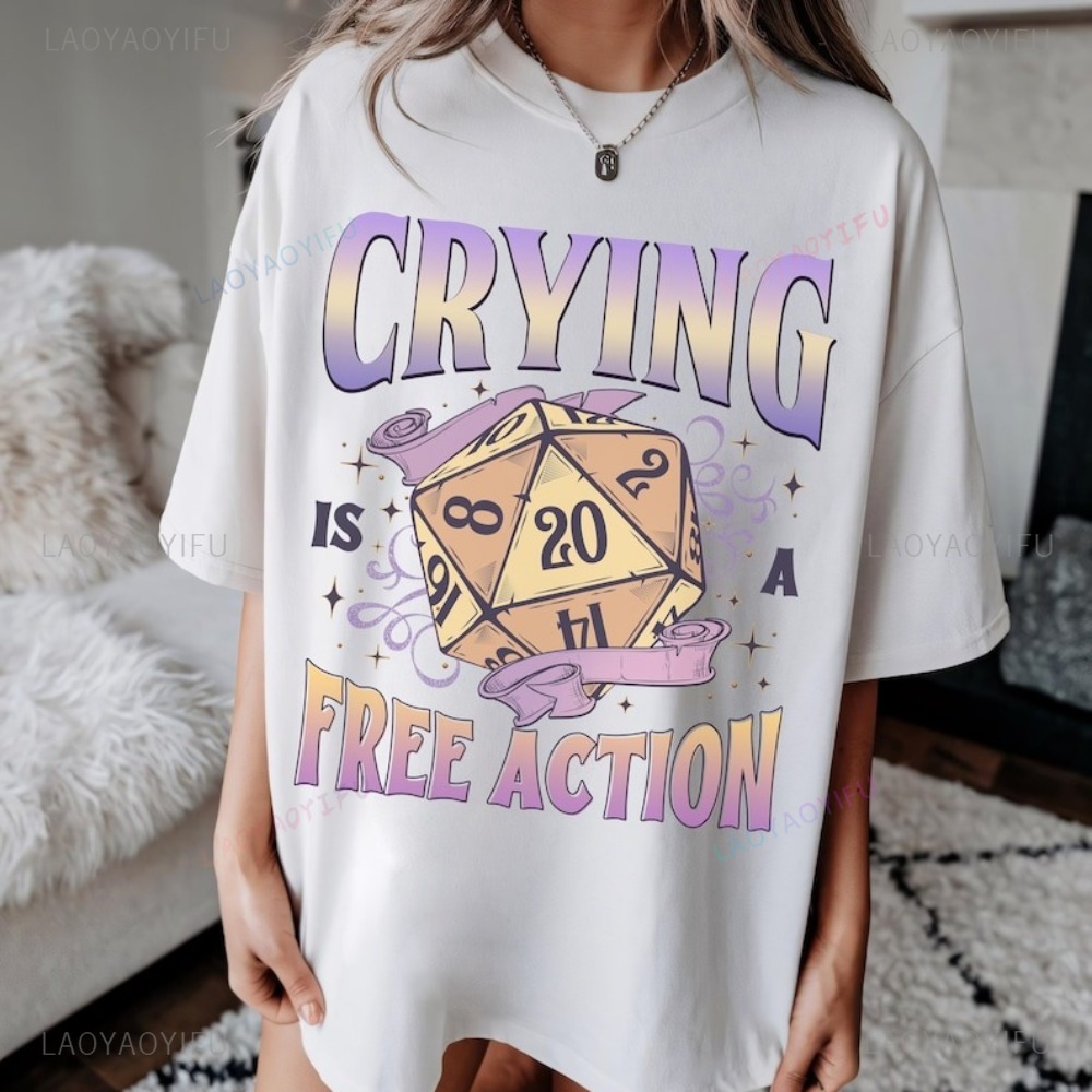 DnD drôle pleurer est une Acti - Retro Gaming T Shirt avis et prix