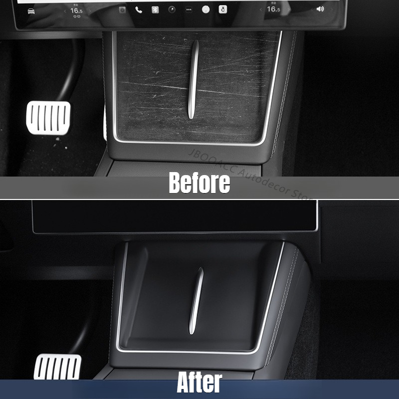 Pour Tesla Model YL, tapis de  - Console Dust Cover avis et prix