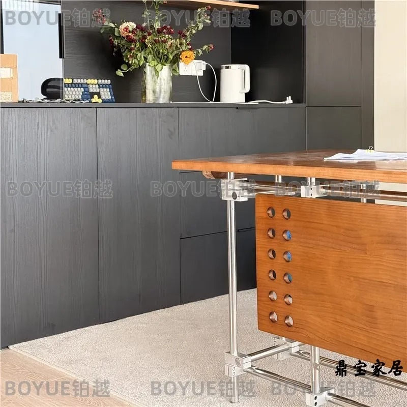 Bureau en bois massif Bauhaus, - Retro Gaming Desk Setup avis et prix