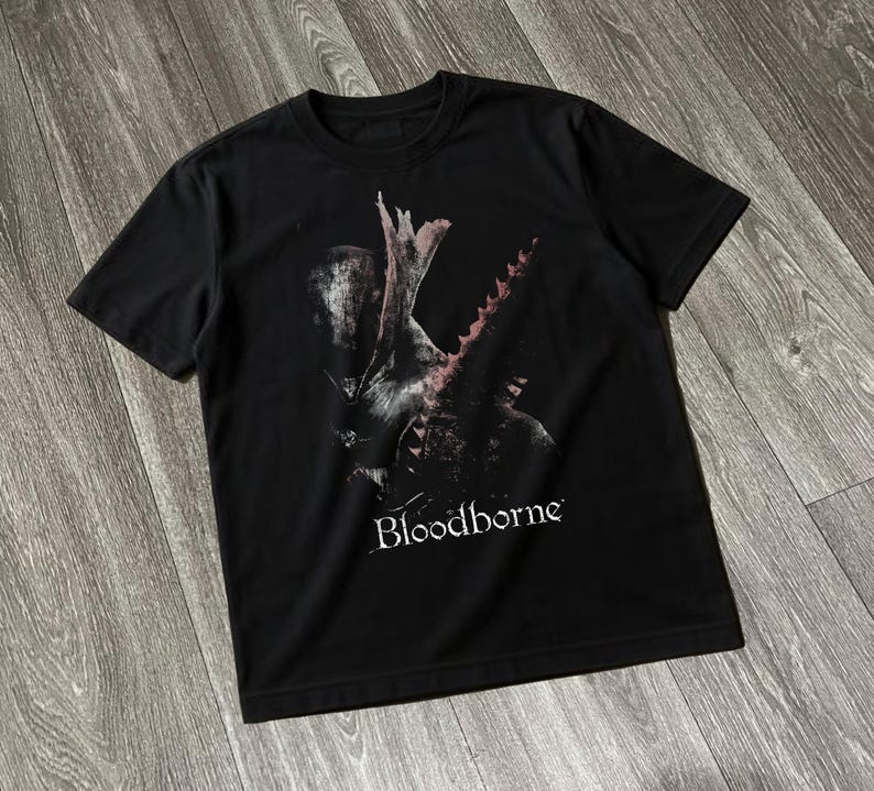 T-shirt de jeu Bloodborne Dark - Retro Gaming T Shirt avis et prix