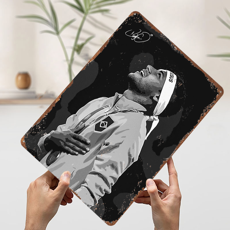 Neymar Jr. Affiche de portrait - Retro Gaming Desk avis et prix
