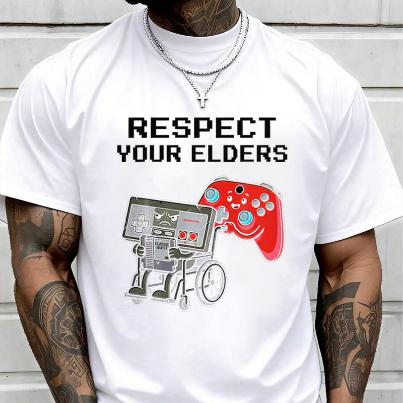 T-shirt rétro pour hommes, con - Retro Gaming T Shirt avis et prix
