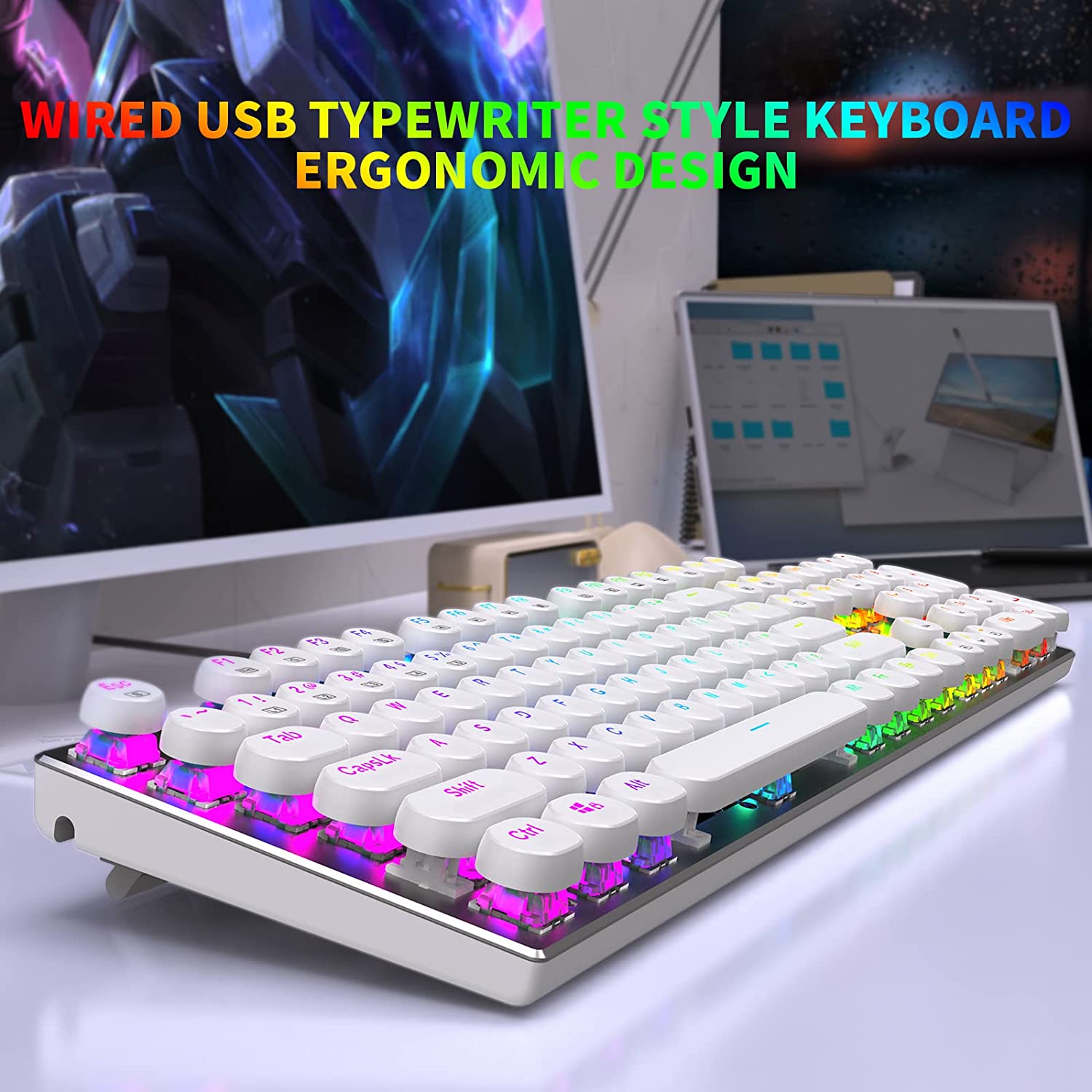 Clavier mécanique USB filaire  - Retro Gaming Uk avis et prix