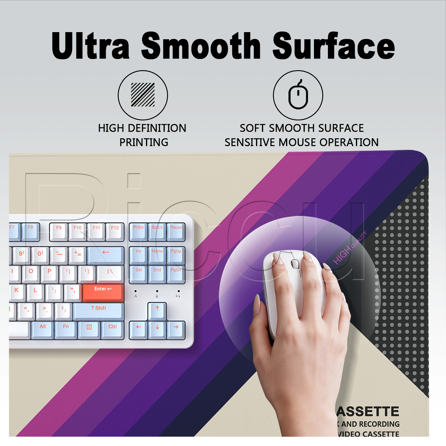 Tapis de souris XXL avec impre - Retro Gaming Desk avis et prix