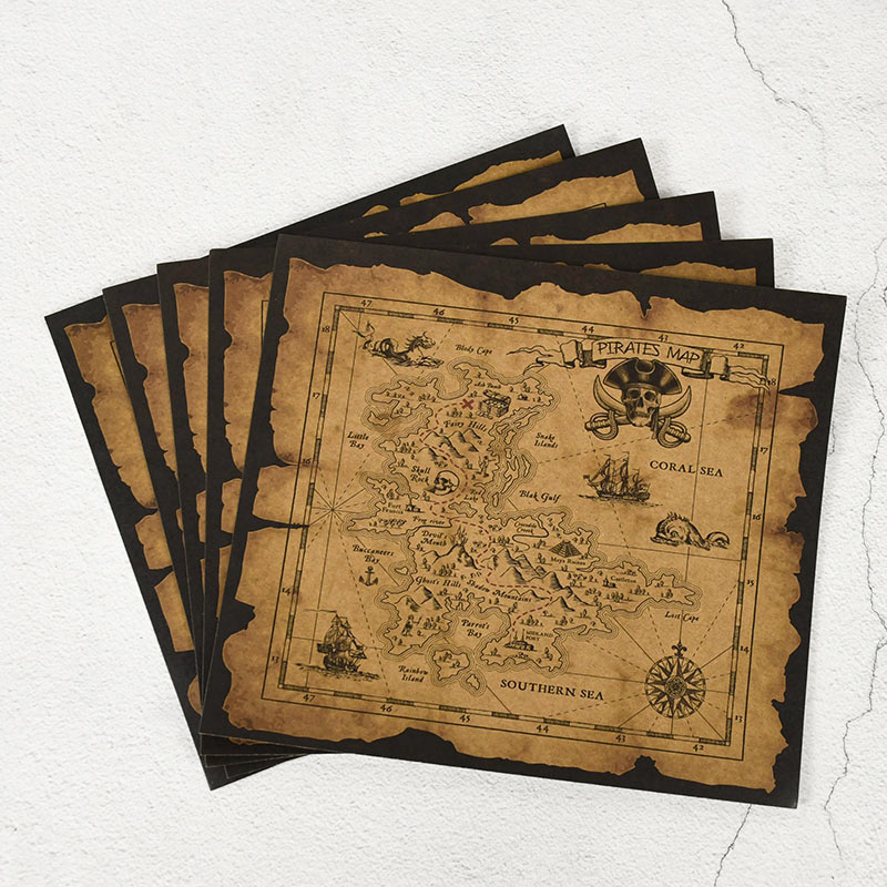 Carte de chasse au trésor d'av - Retro Gaming Decor avis et prix