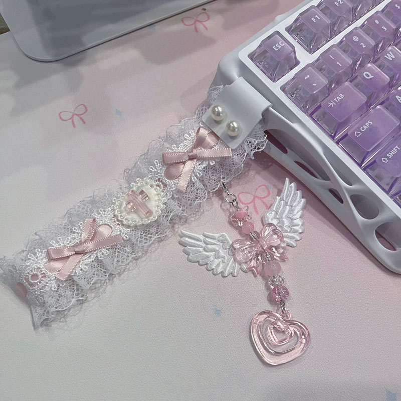 Sangle de clavier en dentelle, - Retro Gaming Desk Setup avis et prix