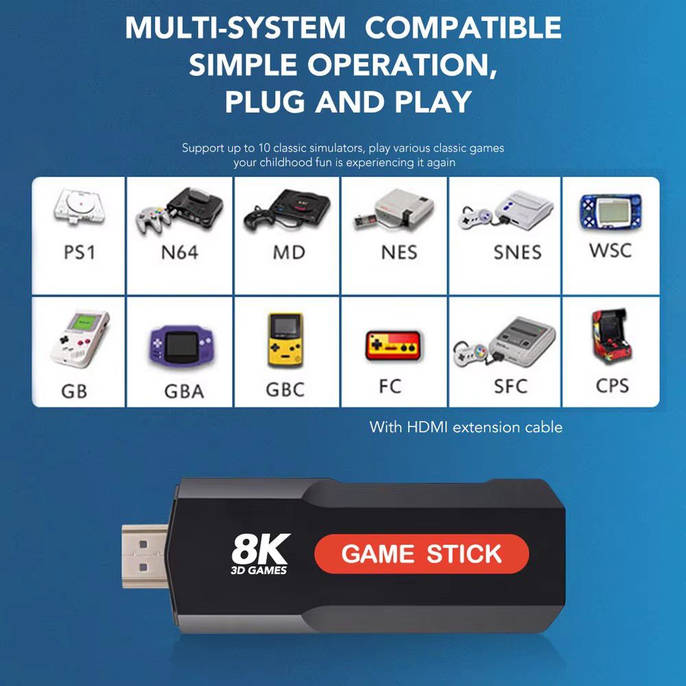 Console de jeu X2 Game Stick H - Retro Gaming App avis et prix