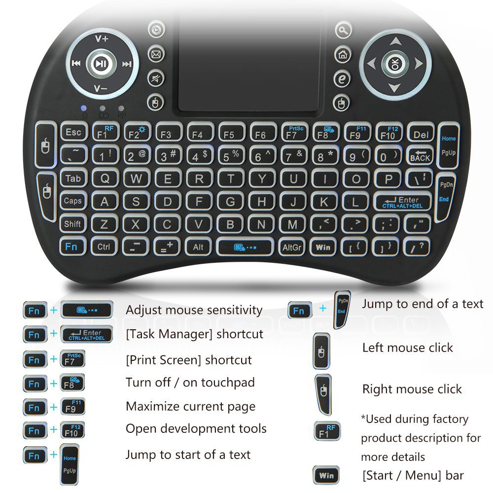 Mini clavier sans fil rétroécl - Retro Gaming Corps avis et prix