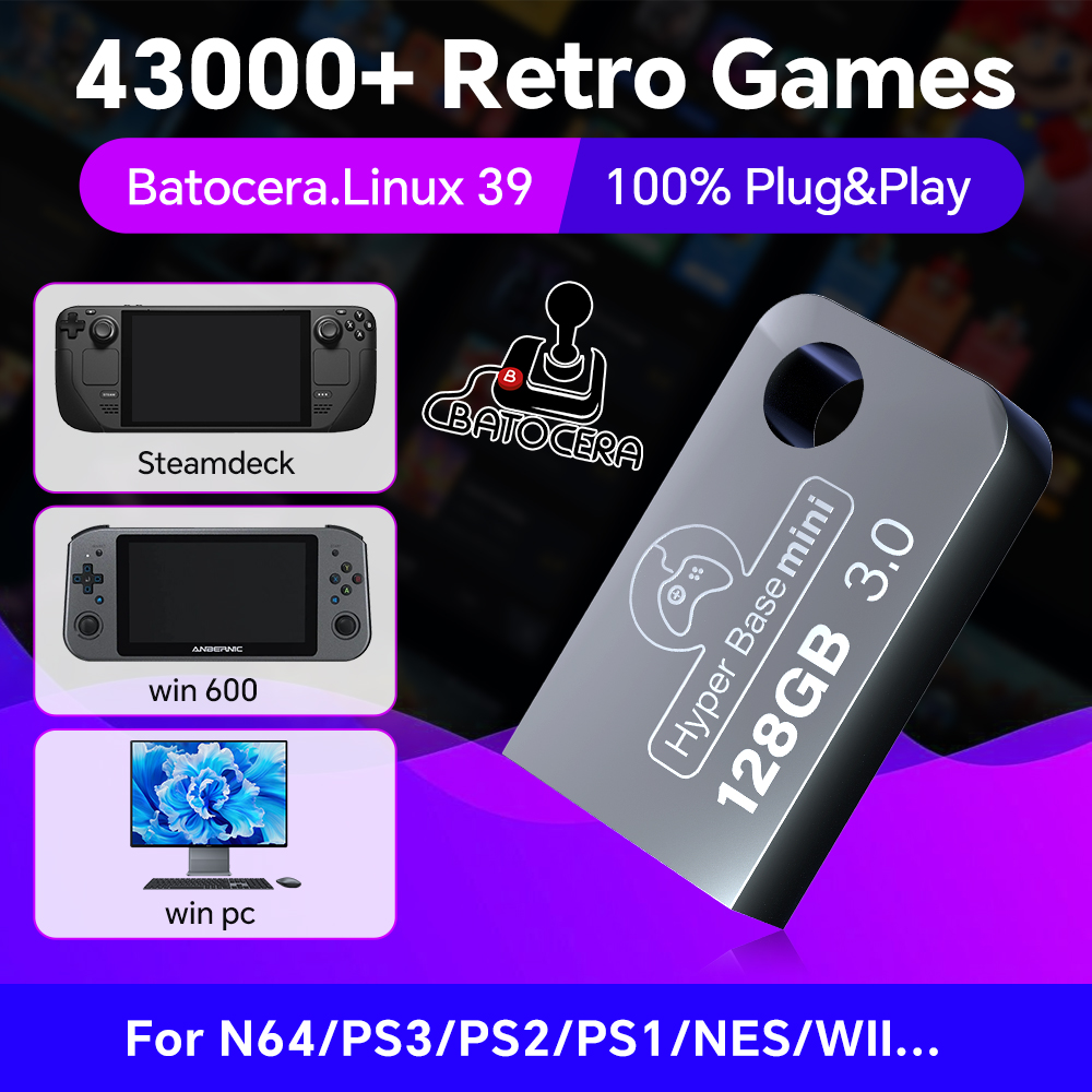Batocera 128G clé USB pour Win - Retro Gaming App avis et prix